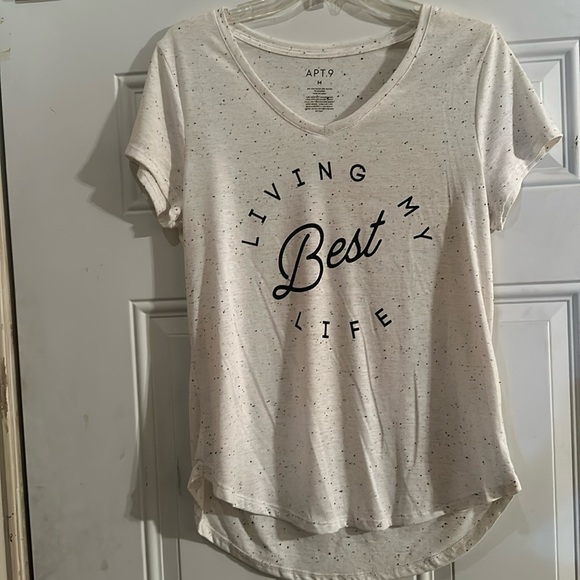 Apt. 9 Living My Best Life Tee - Picture 1 of 5